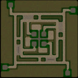 Green TD v16.7 Nightmare V4.1 terrain minimap