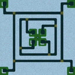 Green Team Circle TD 4.0 terrain minimap
