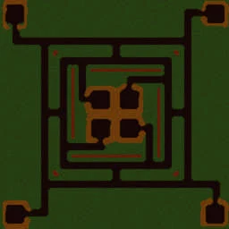 Green Tower Defense 2024 Nightmare terrain minimap