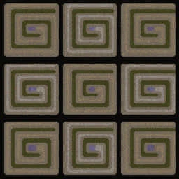 Spiral Survivor TD : Final Edition terrain minimap