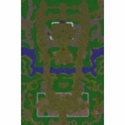 Hero Defense in the Plaguelands terrain minimap
