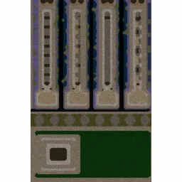 Hero Line Wars Deluxe 14 terrain minimap