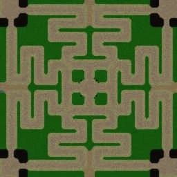 Hero Maze TD: Classic terrain minimap