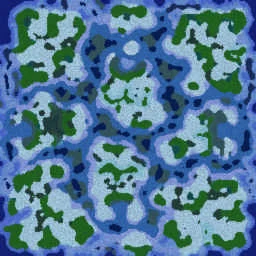 IceCrown 24 Players terrain minimap
