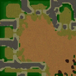 La Invasion zombie 1.3 terrain minimap