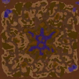 Lago del Tuono terrain minimap