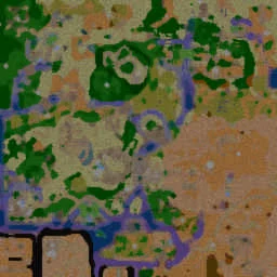 Lord of the Rings Risk: Strongholds terrain minimap
