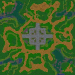 Lost Temple V5 terrain minimap