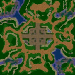 Lost Temple terrain minimap