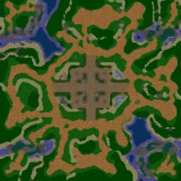 Lost Temple terrain minimap