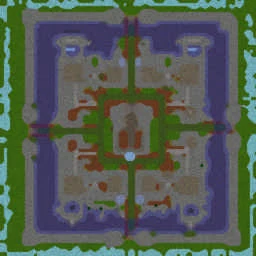 Lotr Castle defence terrain minimap