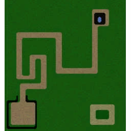 Maze TD V 4.0 (1 Player) terrain minimap