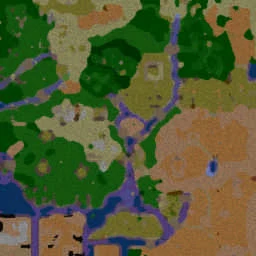 Middle Earth Risk 8.2 (K) terrain minimap