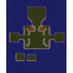 Mini-Gunners[Island Defence] terrain minimap