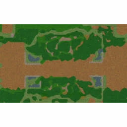 MiniDota Tournament Map terrain minimap
