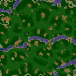 Mroczna Puszcza terrain minimap