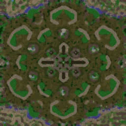 Neon City terrain minimap