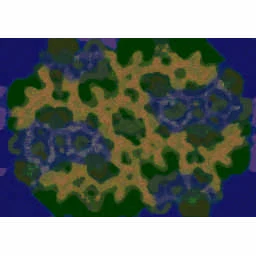 Northern Felwood terrain minimap