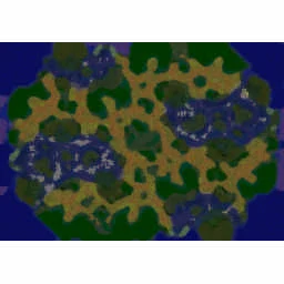 Northern Felwood terrain minimap