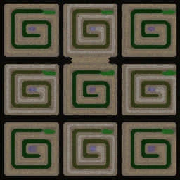 nV-Survivor TD v4.0 terrain minimap