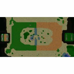 OrcsUnd vs HumNElves 1.9a terrain minimap