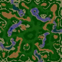 Percorsi tranquilli terrain minimap