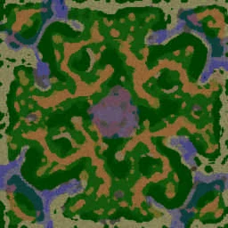 Pianure Tortuose terrain minimap