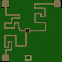 Maze TD V3.902 (3 PLAYER) terrain minimap