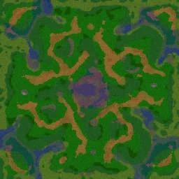 Prairies ravagées terrain minimap