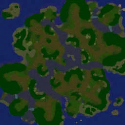 Radura di Tidewater terrain minimap