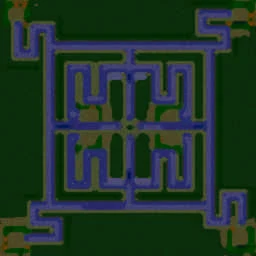 Random Green Circle TD v2.4 terrain minimap