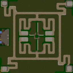 Random Green Circle TD V3.0 terrain minimap
