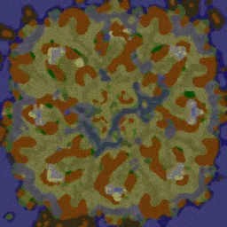 Rovine del Crepuscolo LV terrain minimap