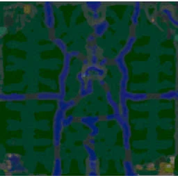 Running Rivers terrain minimap
