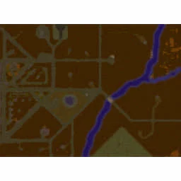 Rural Zombie Onslaught V1.32 terrain minimap