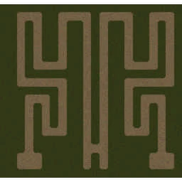 Solo/Duo Tower Defense v1.06 terrain minimap