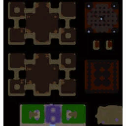 Team Custom Hero Survival (best) terrain minimap