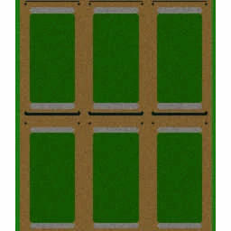 Team Tower Wars Vulcano terrain minimap