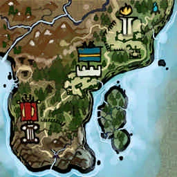 The Black Road 2.0.84 terrain minimap