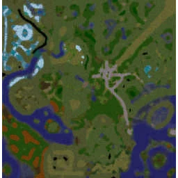 The Black Road v1.36b3 terrain minimap