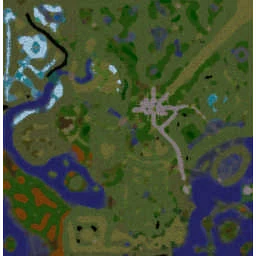 The Black Road v1.38d2 terrain minimap