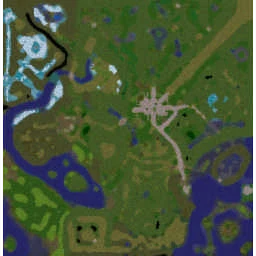 The Black Road v1.39 terrain minimap