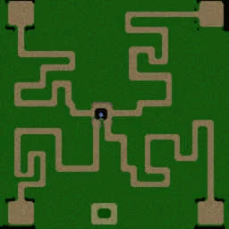Maze TD Final Ver. (31 Level) terrain minimap