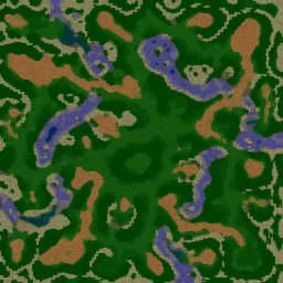 Tranquil Paths terrain minimap