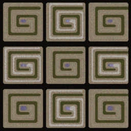 Spiral Survivor TD : Final Edition terrain minimap