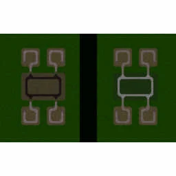 Versus TD 4v4 terrain minimap