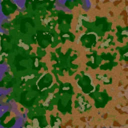 Ww's 24 Players Gold Rush terrain minimap