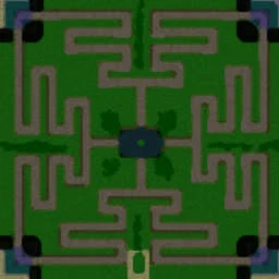 Yu-Gi-OH TD Maze v1.5 terrain minimap