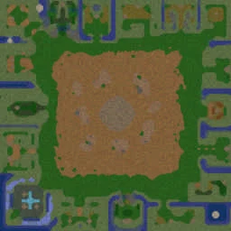 Zombie Survival v5 terrain minimap